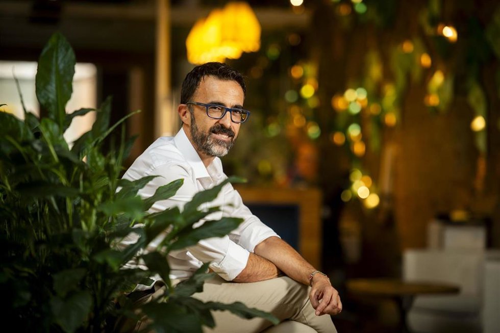 Retrato del nuevo director de la Fundación Biodiversidad, Félix Romero Cañizares, tras una entrevista para Europa Press, a 8 de julio de 2025, en Madrid (España).