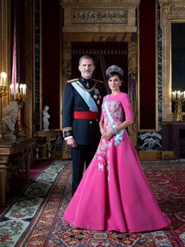 El Rey Felipe VI y la Reina Letizia.