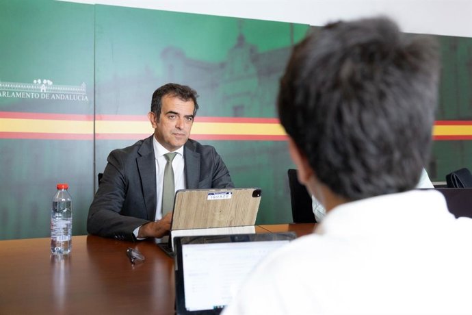 El diputado regional y presidente de Vox Málaga, Antonio Sevilla.