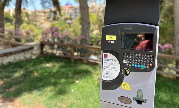 Imagen de archivo de zona azul en Elche (Alicante)