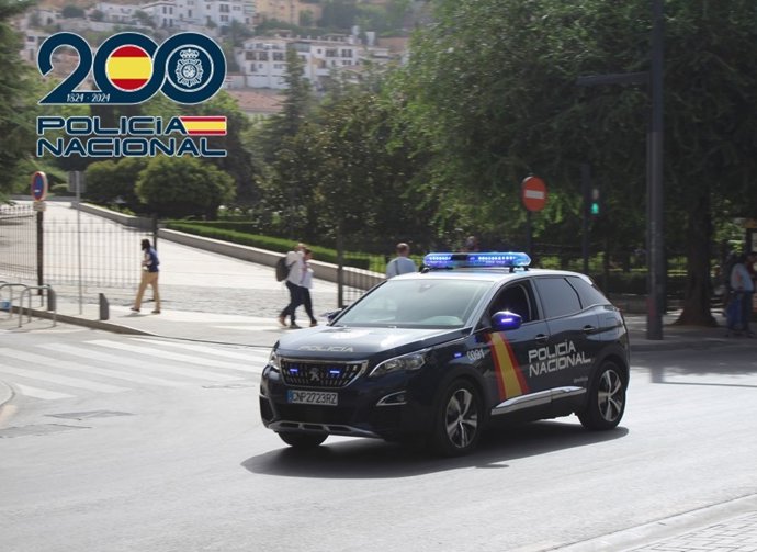 Coche patrulla de la Policía Nacional