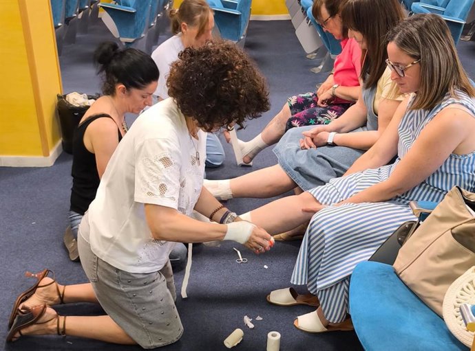 Taller de inmovilización de lesiones del aparato locomotor