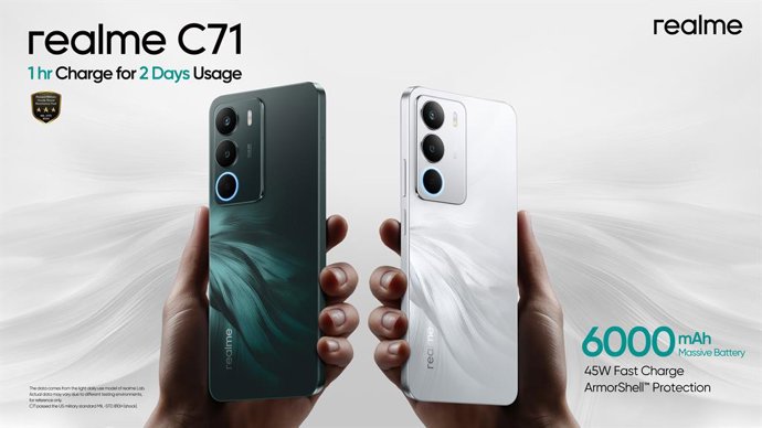 Novo Realme C71.