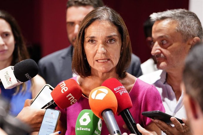 La portavoz del PSOE en el Ayuntamiento, Reyes Maroto