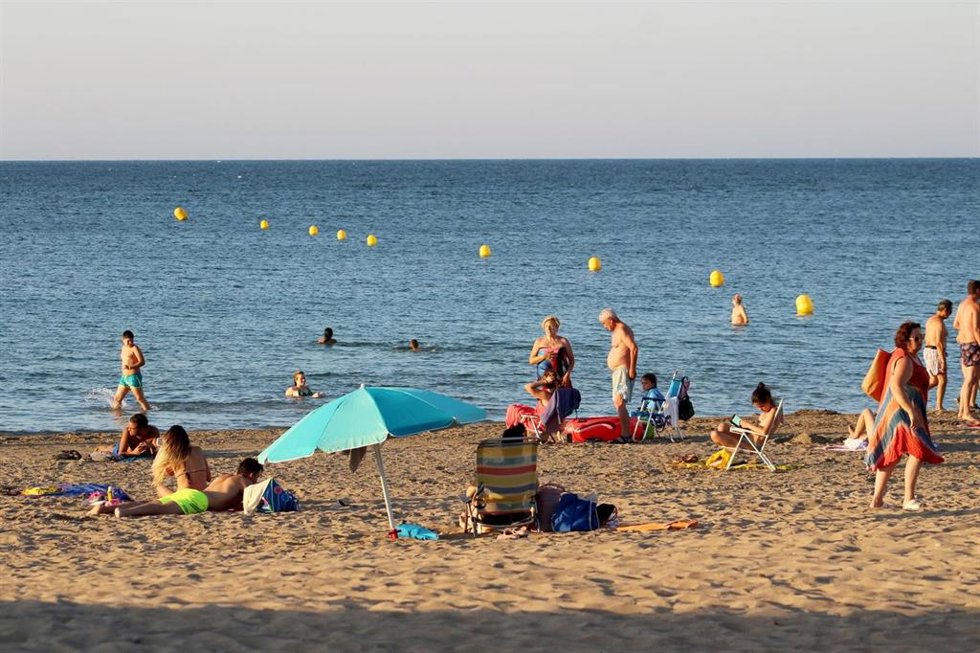 Imagen de archivo de una playa de Dénia