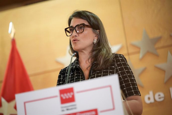 Archivo - La portavoz de Más Madrid en la Asamblea de Madrid, Manuela Bergerot.