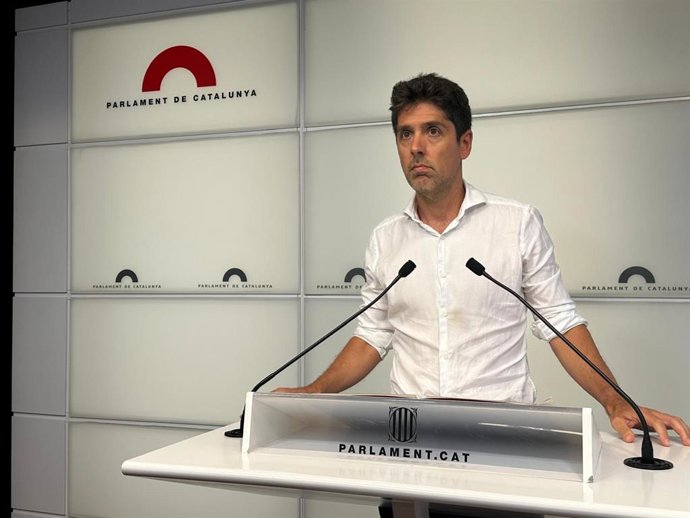 El portavoz de los Comuns en el Parlament, David Cid