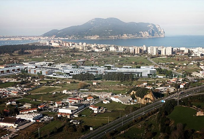 Infografía del proyecto del PSIR Parque Empresarial y Empresarial de Laredo.