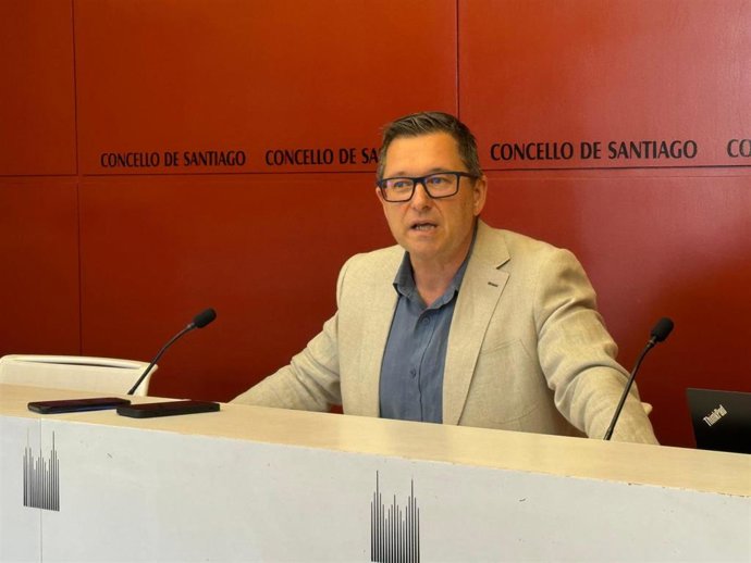 El concejal del Partido Popular de Santiago, José Ramón de la Fuente