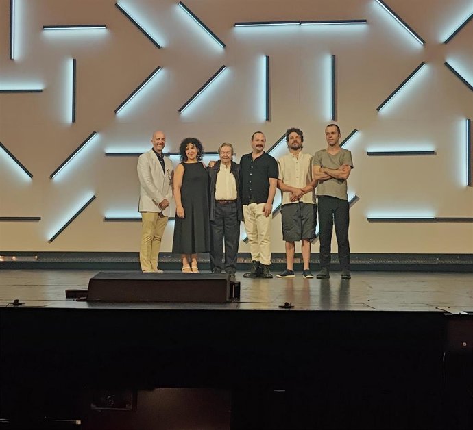 El equipo detrás de 'Benjamin a Portbou'.