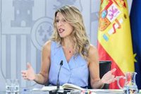 Díaz pide abordar el debate sobre la reducción de jornada "en las condiciones más favorables posibles"