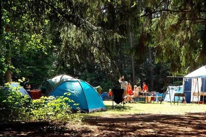 Archivo - Campamento de la Red Activa 2017 de la Junta de Castilla y León.