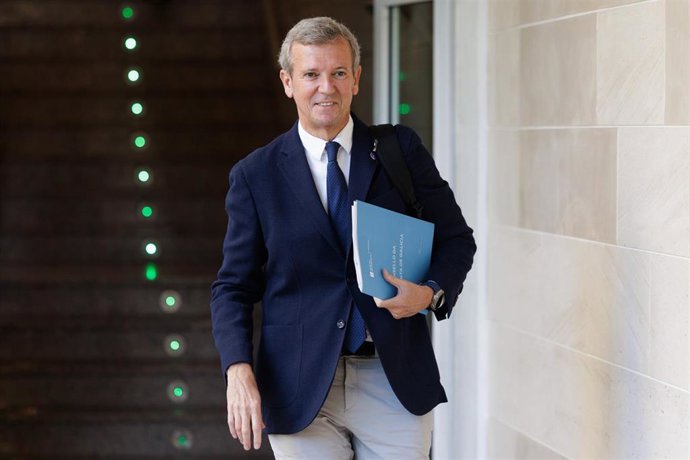 El presidente de la Xunta, Alfonso Rueda, preside la reunión semanal del Ejecutivo autonómico.