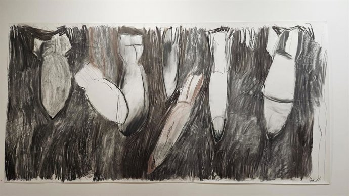 Obra 'Cotidiano y atemporal', de la artista Marta Valledor, una de las cuatro adquisiciones del Ayuntamiento de Santander en ArteSantander 2025