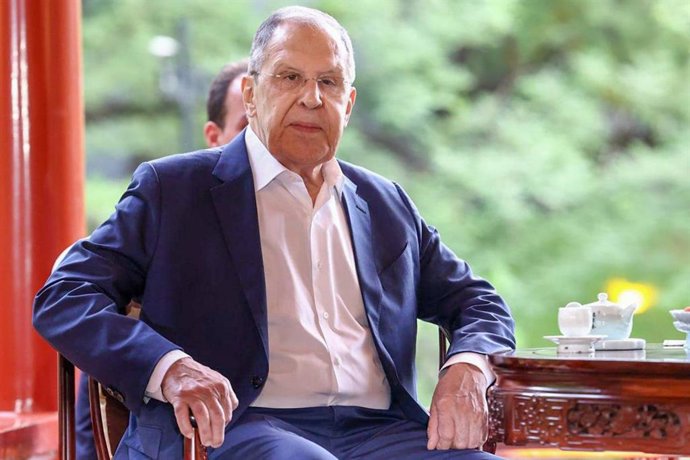 El ministro de Asuntos Exteriores de Rusia, Sergei Lavrov. 