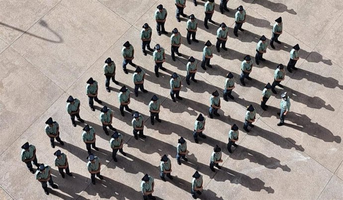 Incorporación de guardias civiles en prácticas