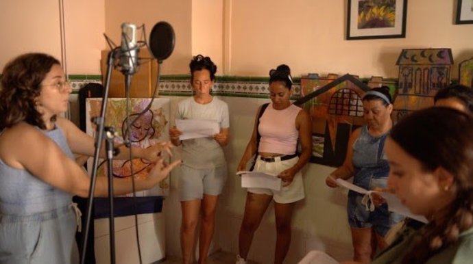 Participantes en la escuela social Barraca XXI de Fundacion SGAE