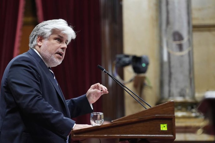 El president de Junts al Parlament, Albert Batet