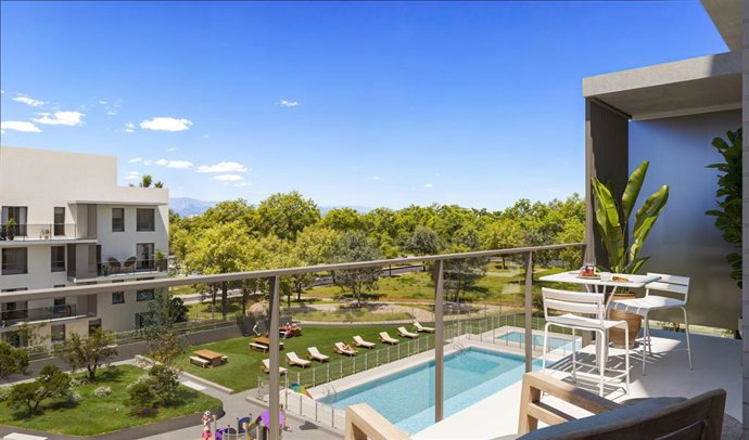 Promoción de Neinor en Guadalajara (Nature Alovera Homes)