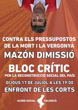 Concentración de Acord Social Valencià