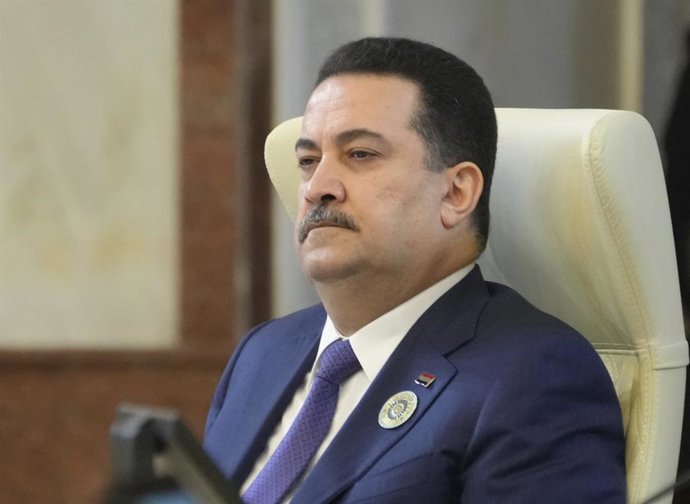 Archivo - Arquivo - Primeiro-ministro do Iraque, Mohamed Shia al Sudani