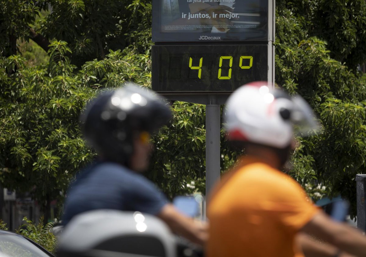Casi toda Extremadura estará este miércoles en aviso naranja por temperaturas de hasta 40ºC