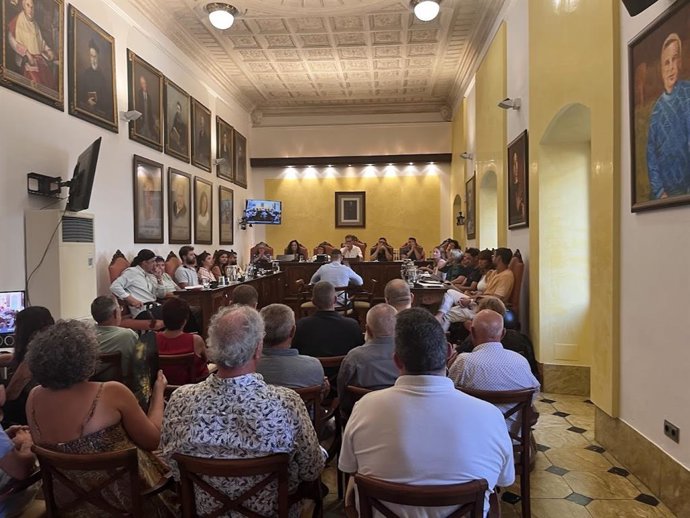 Pleno del Ayuntamiento de Manacor en el mes de julio.