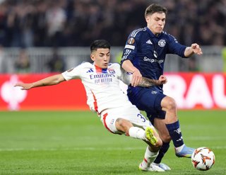 Archivo - UEFA Europa League - Lyon vs Manchester United