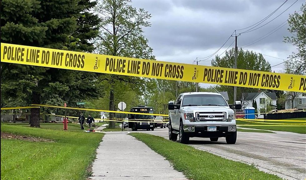 Archivo - Escena de un crimen en Minnesota
