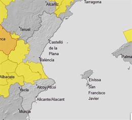 Avisos meteorològics a 16 de juliol