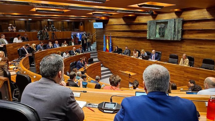 Hemiciclo de la Junta General del Principado de Asturias.