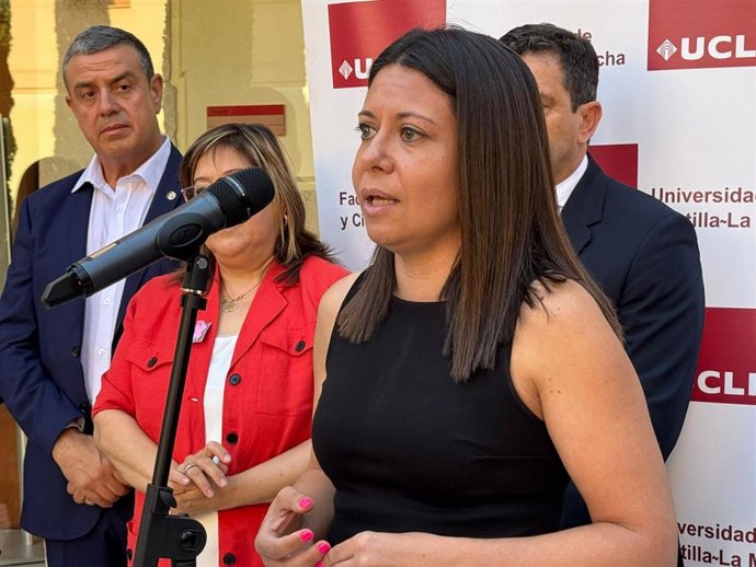 La consejera de Bienestar Social, Bárbara García Torijano, en Ciudad Real.