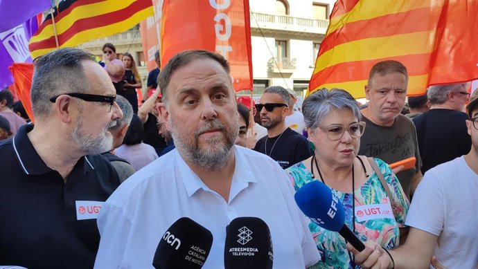El presidente de ERC, Oriol Junqueras