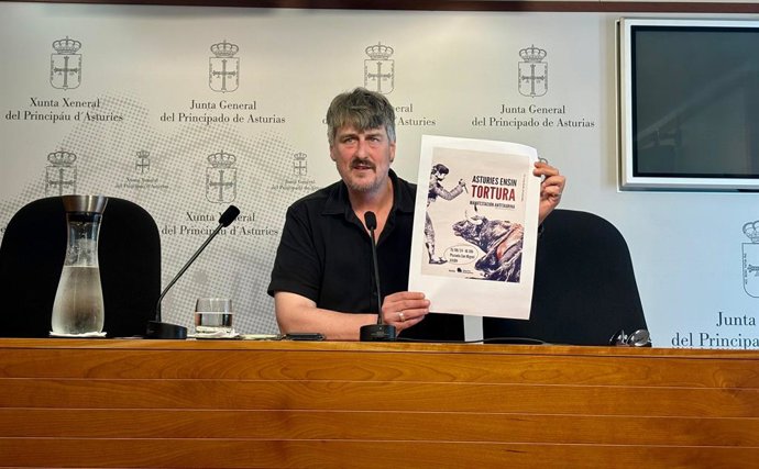 El portavoz de Convocatoria por Asturies, Xabel Vegas.