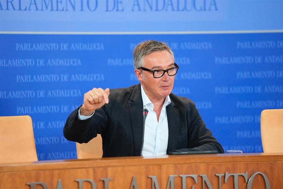 El portavoz de Vox en el Parlamento andaluz, Manuel Gavira, este miércoles
