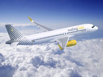 Un avión de Vueling.