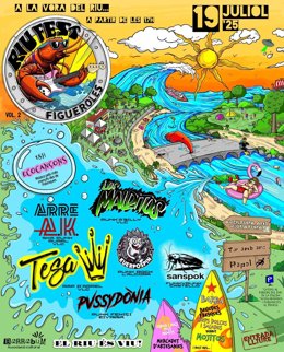 Cartel de la segunda edición de Riu Fest