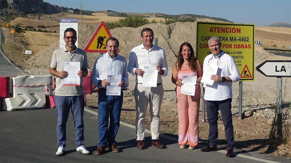 El PSOE acusa al PP de negarse a buscar alternativas para mantener el tráfico entre Antequera y La Joya durante las obras de la MA-4402