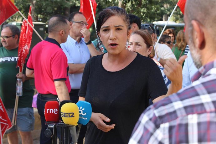 La portavoz adjunta de Con Málaga y coordinadora provincial de IU Málaga, Toni Morillas.