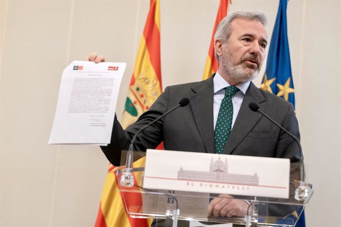 El presidente del Gobierno de Aragón, Jorge Azcón.