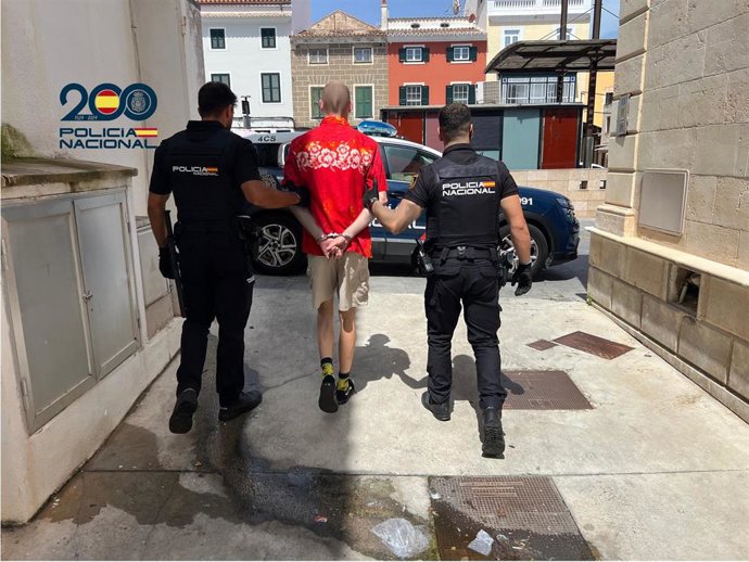 Detenido arma blanca en Mahón