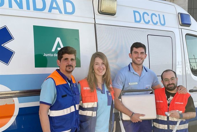 Equipo SUAP del Distrito Bahía de Cádiz-La Janda premiado con la beca.