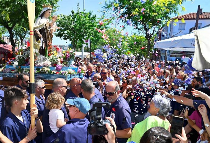 Procesión de la Virgen del Carmen en Santander
