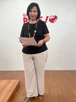 La diputada provincial del PSOE Paqui Santaella