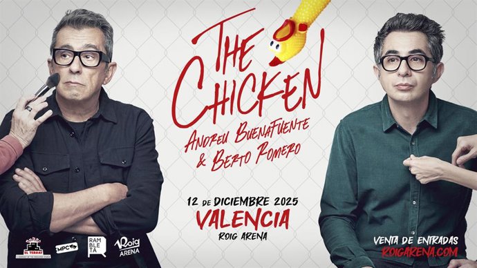 Buenafuente i Berto Romero porten el seu xou 'The Chicken' a Roig Arena el 12 de desembre