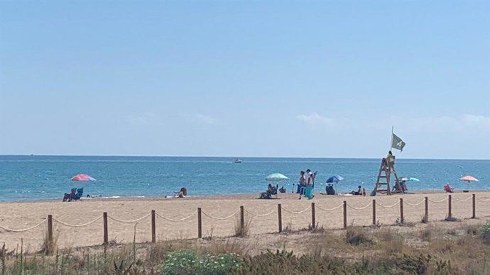 Imagen de archivo de una playa de Dénia (Alicante)
