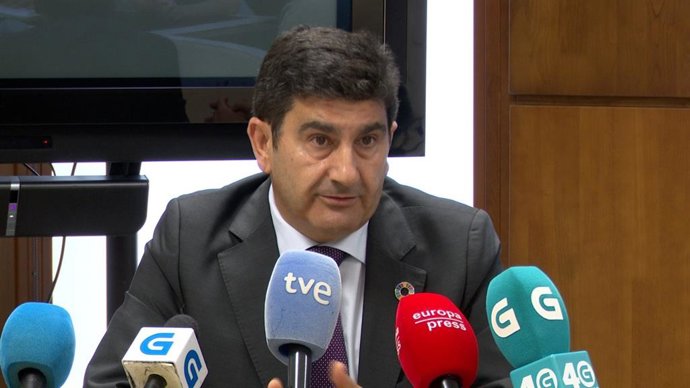 El delegado del Gobierno, Pedro Blanco, en rueda de prensa