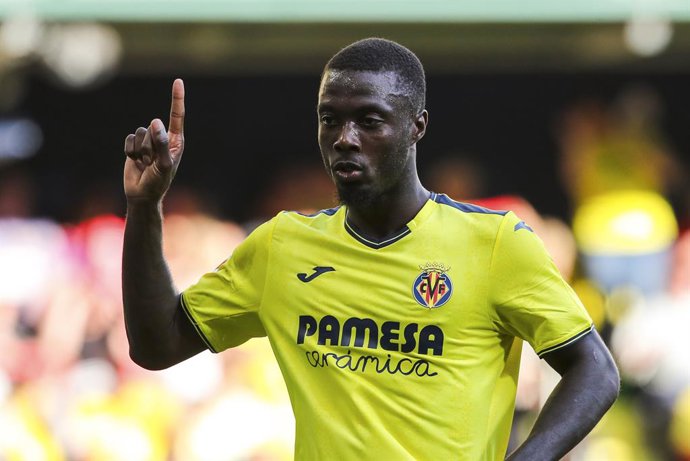 Archivo - Nicolas Pepe of Villarreal CF celebrates a goal during the Spanish league, LaLiga EA Sports, football match played between Villarreal CF and CD Leganes at La Ceramica stadium on May 14, 2025, in Villarreal, Spain.
