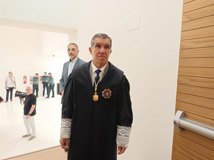 El presidente del Tribunal Superior de Justicia de Andalucía (TSJA), Lorenzo del Río, en la Ciudad de la Justicia de Córdoba.