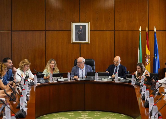 Reunión de la Junta de Portavoces del Parlamento andaluz.